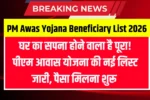 PM Awas Yojana Beneficiary List 2026